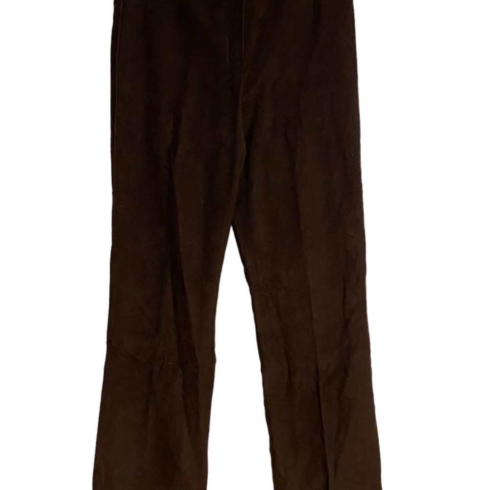 Anne Klein Brown Wide Leg Zip in Front Pants NWT - Picture 2 of 4